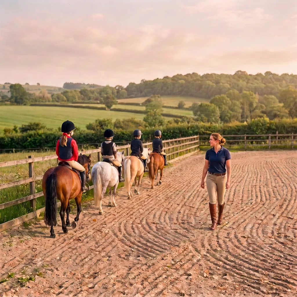 Cours de poney à La Chapelle-Gonaguet, Dordogne